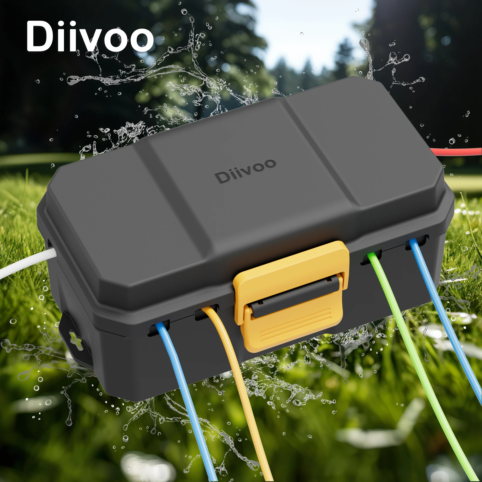 Outdoor Power Inlet Box - Diivoo Outdoor Waterproof Electrical Box Outside