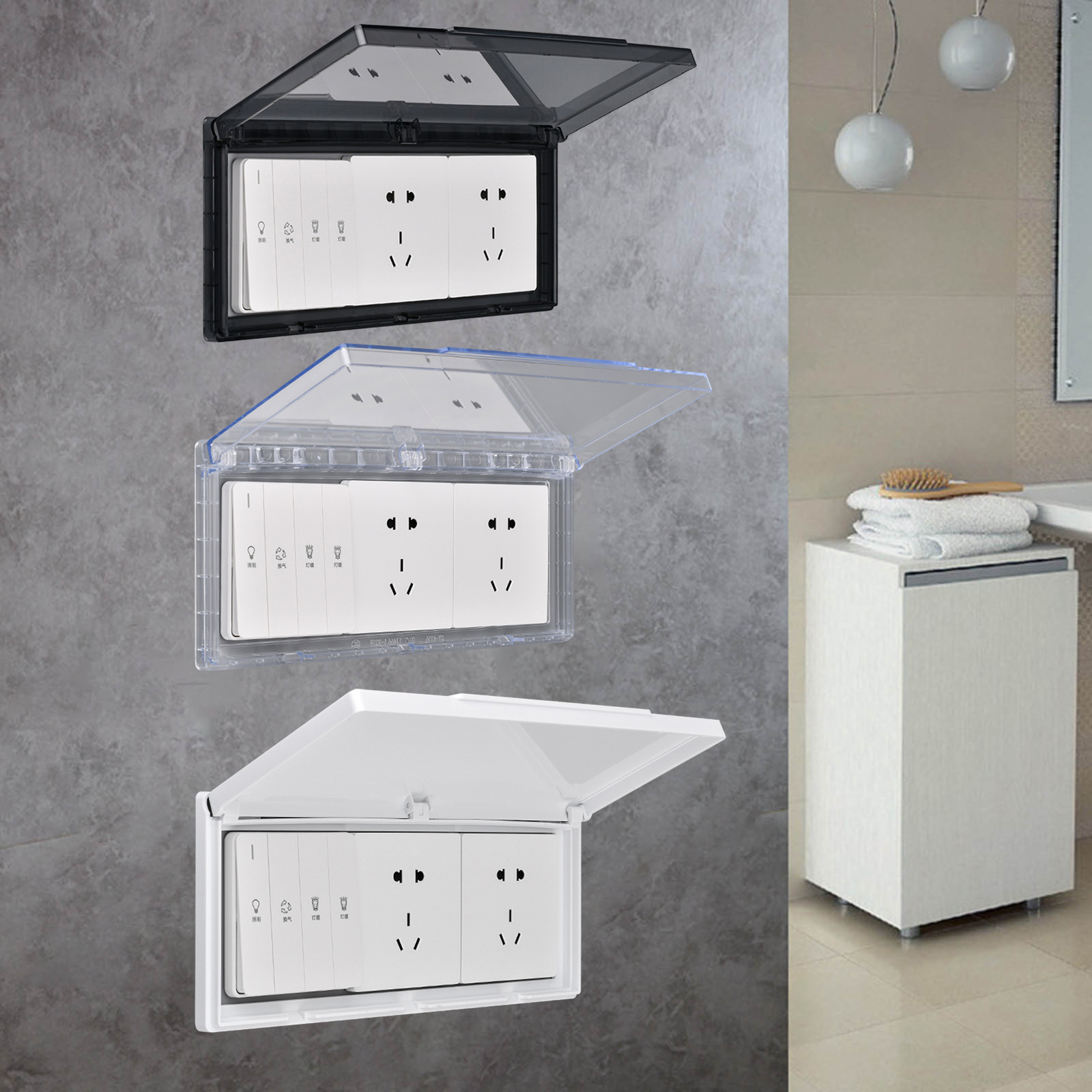3 Gang Waterproof Outlet Cover - Outdoor Power Strip With Cover 리뷰 및 가격