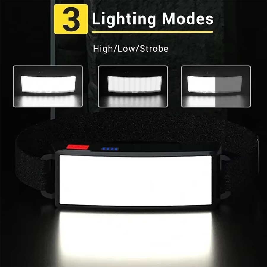 Powerful COB LED Headlamp USB  - Outdoor Power Head 리뷰 및 가격