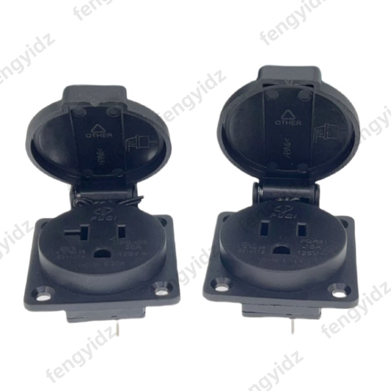 Black 125V 15A 20A IP44 CE Ame - Outdoor Power Inlet Box 리뷰 및 가격
