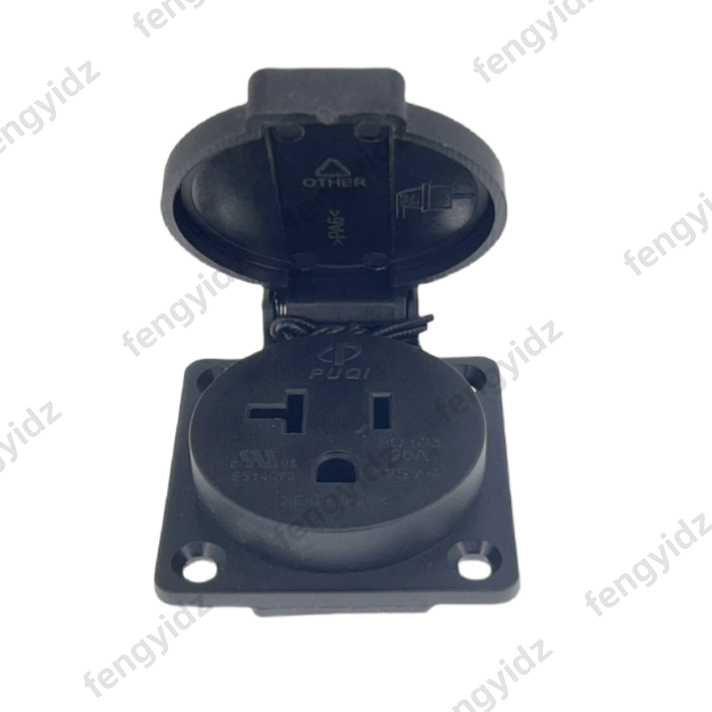 Black 125V 15A 20A IP44 CE Ame - Outdoor Power Inlet Box 리뷰 및 가격