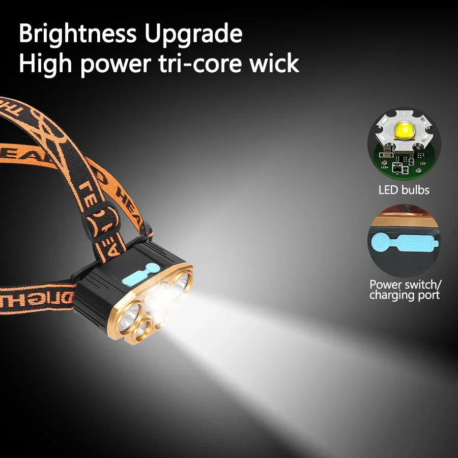 Rechargeable 5 LED Headlight U - Outdoor Power Head 리뷰 및 가격