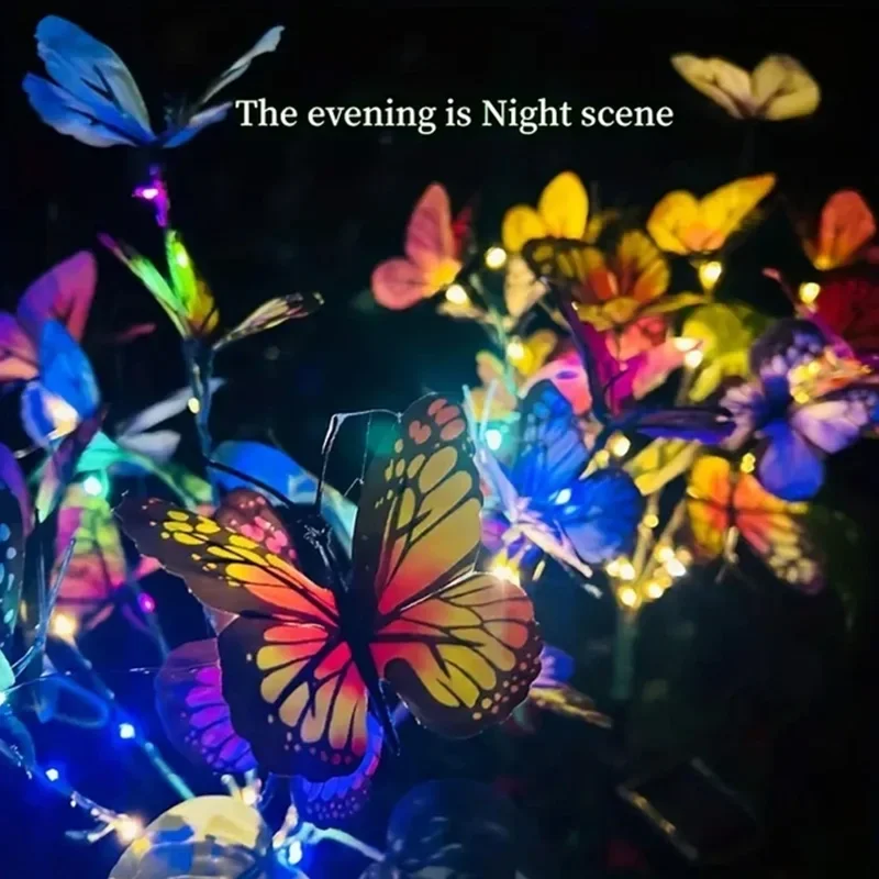 Solar LED Butterfly Garden Lig - Outdoor Power Outlet Solar 리뷰 및 가격