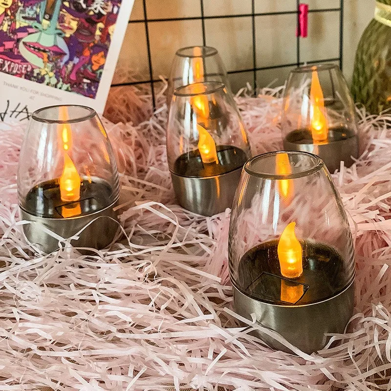 Solar Powered Flameless Candle - Outdoor Power For Wedding 리뷰 및 가격