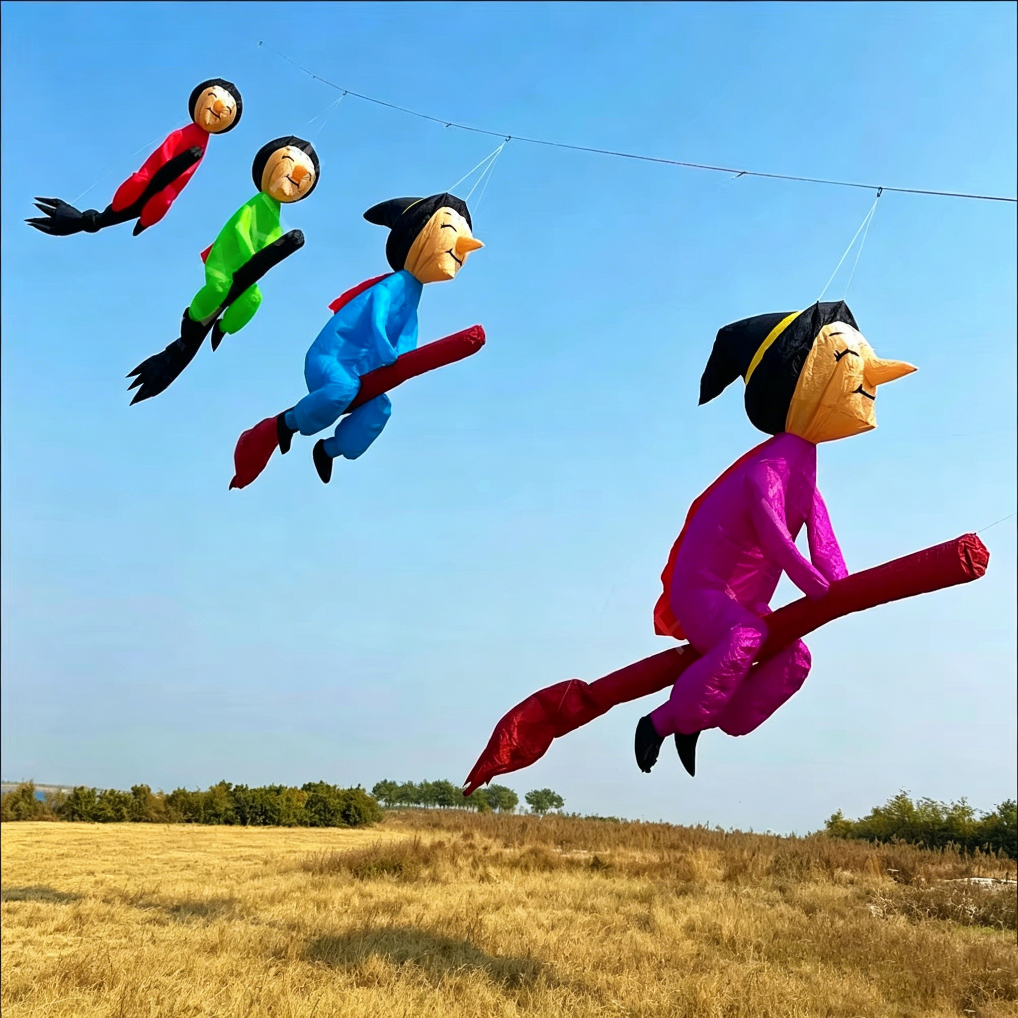 ARRIVAL 4M Witch Kite | Inflat - Outdoor Power Line 리뷰 및 가격