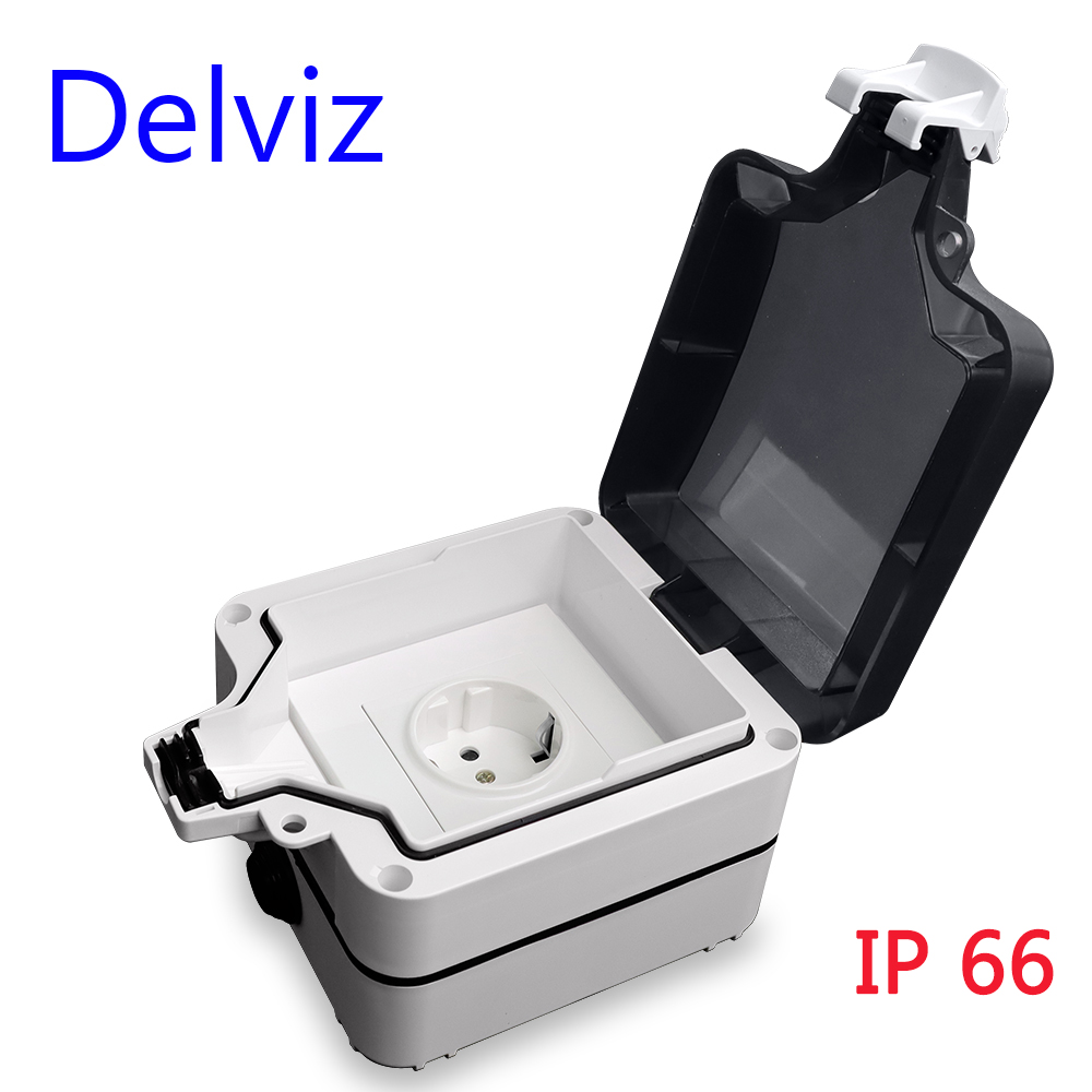 Delviz IP66 Waterproof Dustpro - Outdoor Power Strip With Cover 리뷰 및 가격