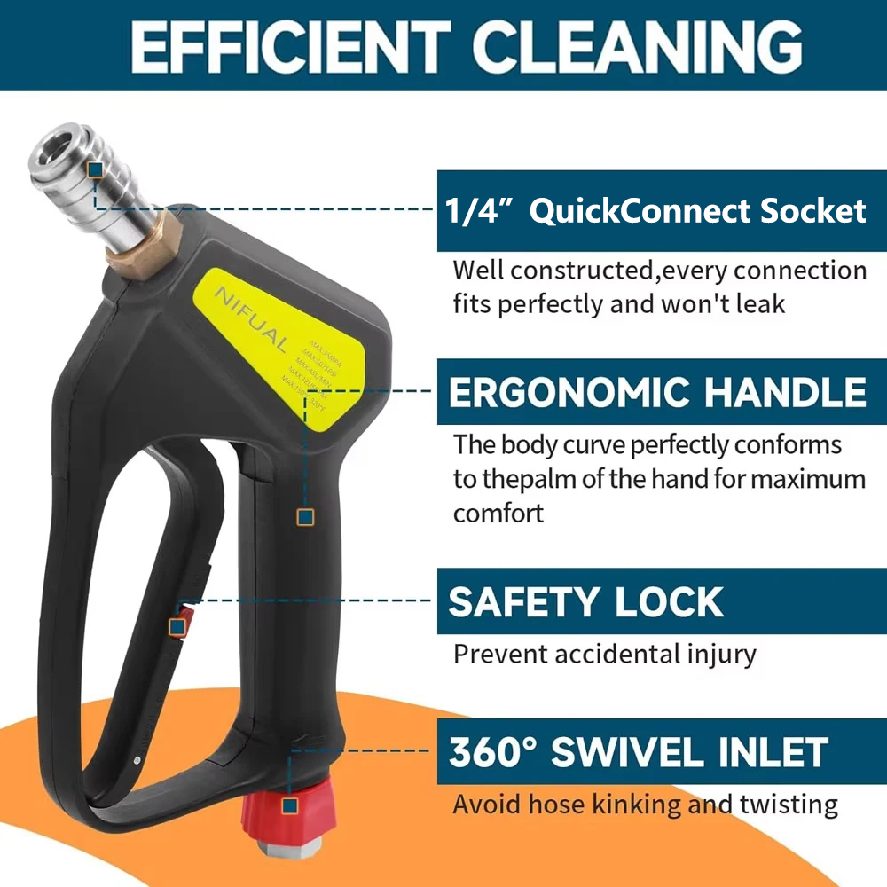 Max 350 Bar 5075 PSI Replaceme - Power Washer Gun Replacement 리뷰 및 가격