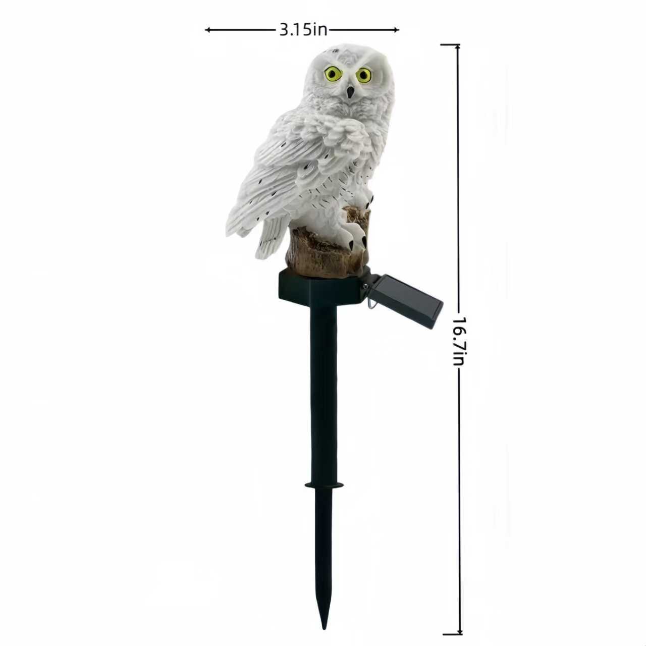 Solar Owl Garden Stake Light O - Outdoor Power Outlet Solar 리뷰 및 가격