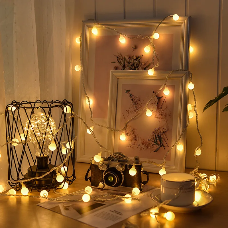 10M USB/Battery Power Ball LED - Outdoor Power For Wedding 리뷰 및 가격