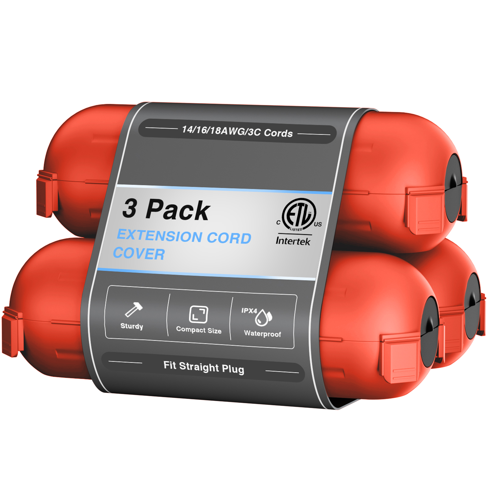 Waterproof Extension Cords Box - Outdoor Power Strip With Cover 리뷰 및 가격