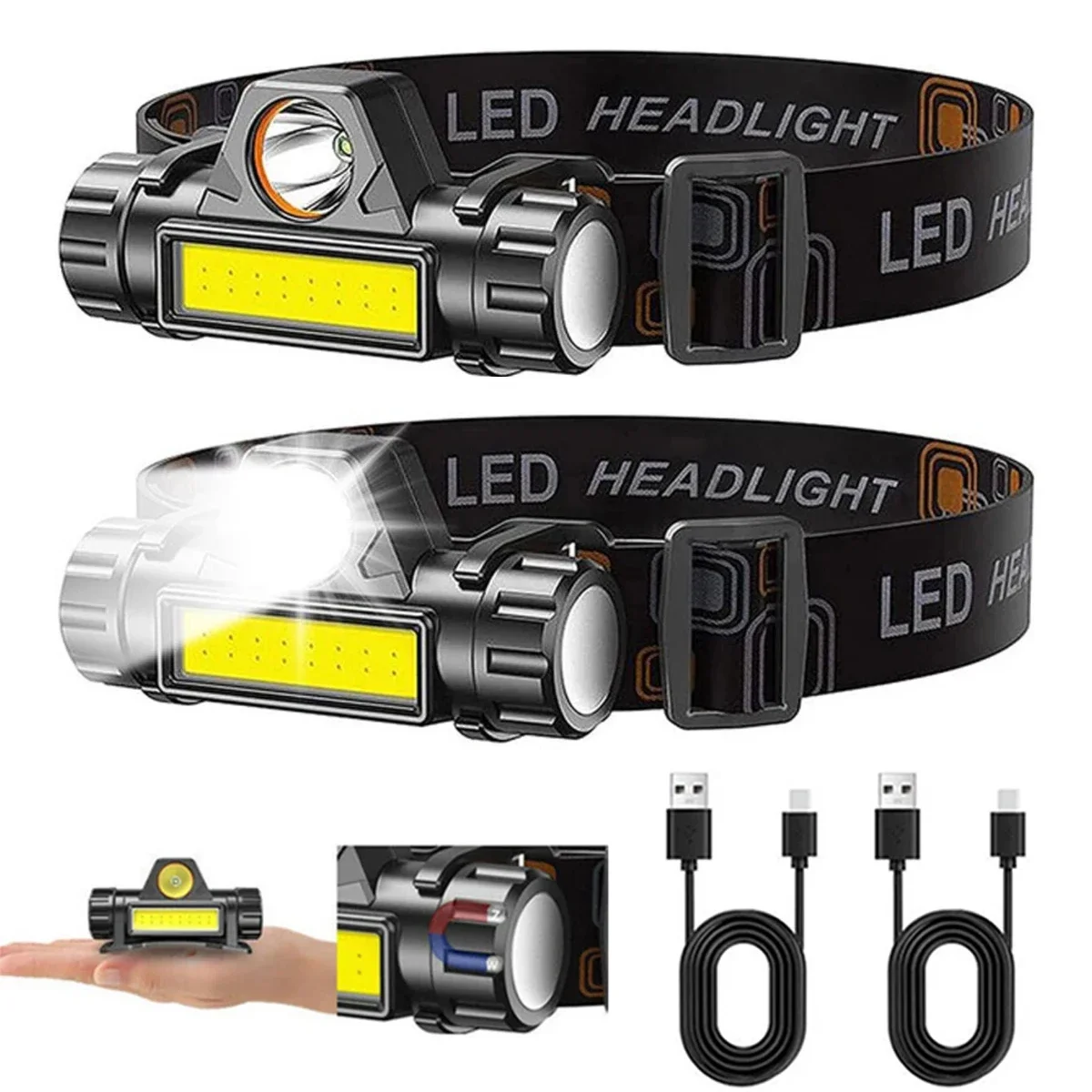 1-3PCS Rechargeable COB LED He - Outdoor Power Head 리뷰 및 가격