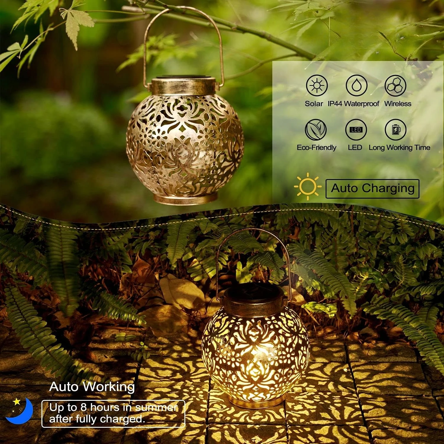 1-6PCS Moroccan Solar Lanterns - Outdoor Power Outlet Solar 리뷰 및 가격