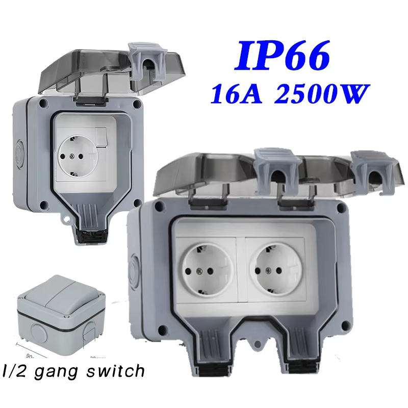 EU KR Outdoor Wall Waterproof  - Outdoor Power Inlet Box 리뷰 및 가격