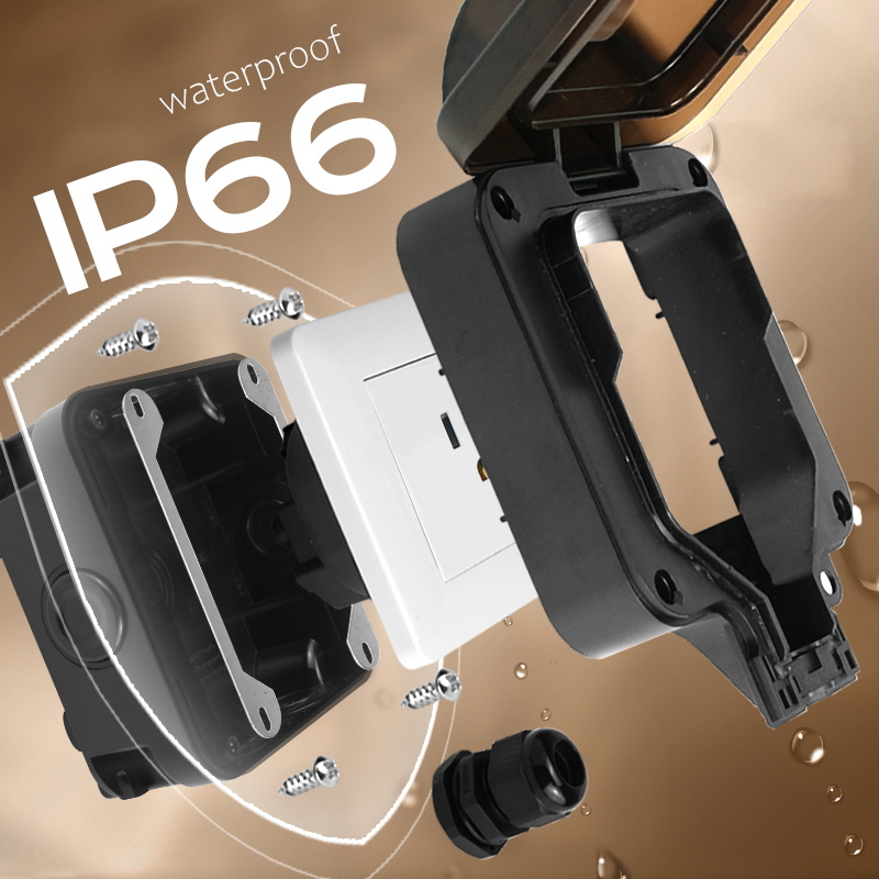 Avoir IP66 Wall Waterproof Soc - Outdoor Power Inlet Box 리뷰 및 가격
