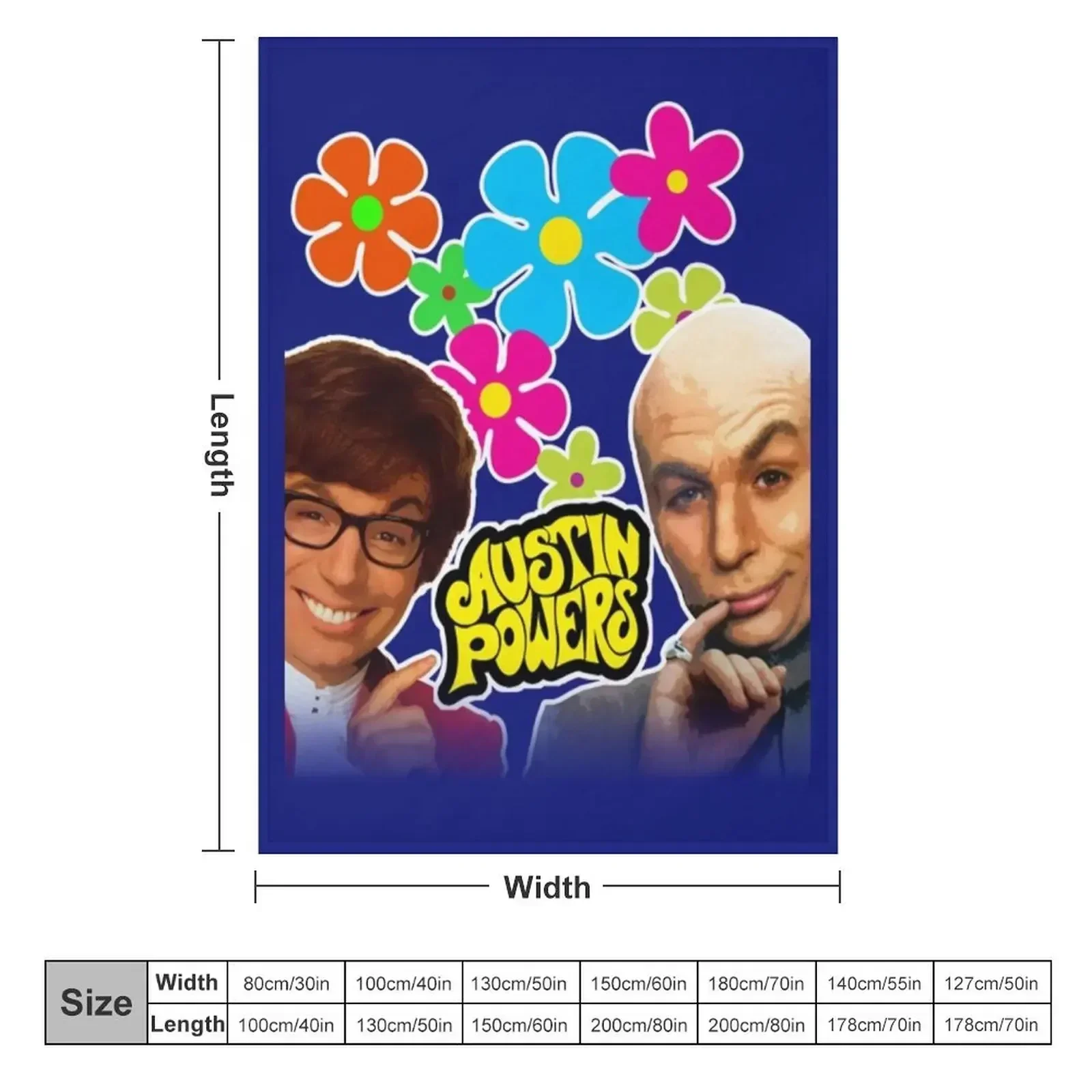 Austin Powers Throw Blanket Fo - Outdoor Power Austin 리뷰 및 가격