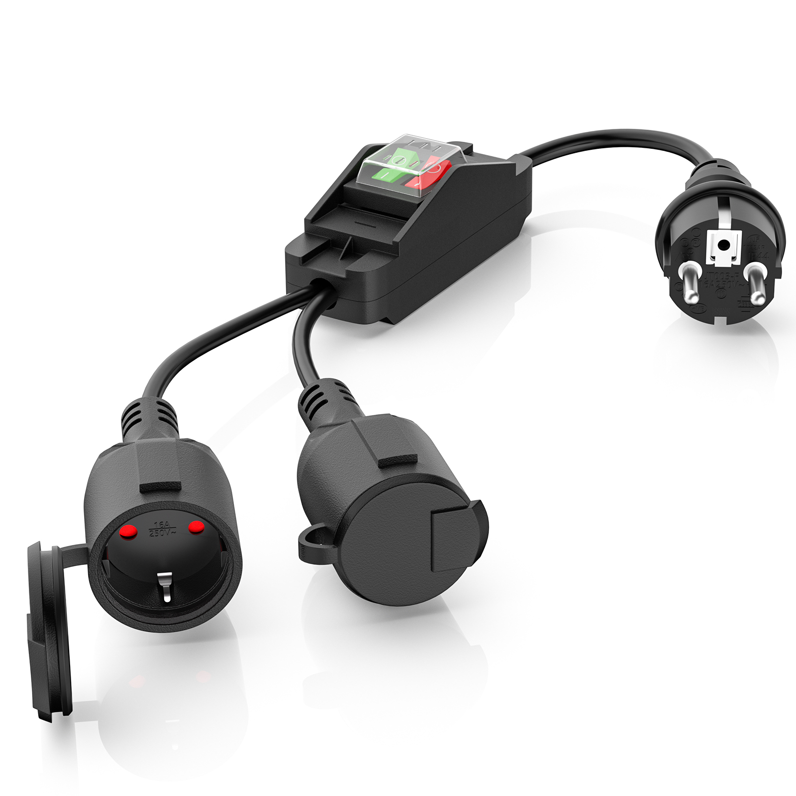 Double Plug Extension Cable 2  - Outdoor Power Inlet Box 리뷰 및 가격
