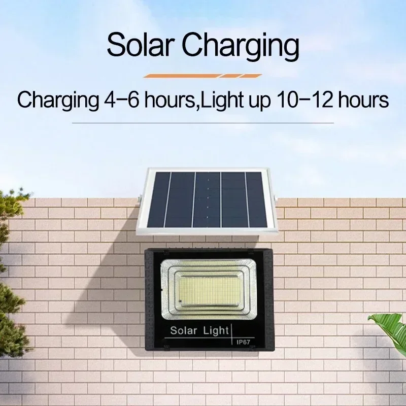 30W/60W/100W200W Solar Flood L - Outdoor Power Line 리뷰 및 가격