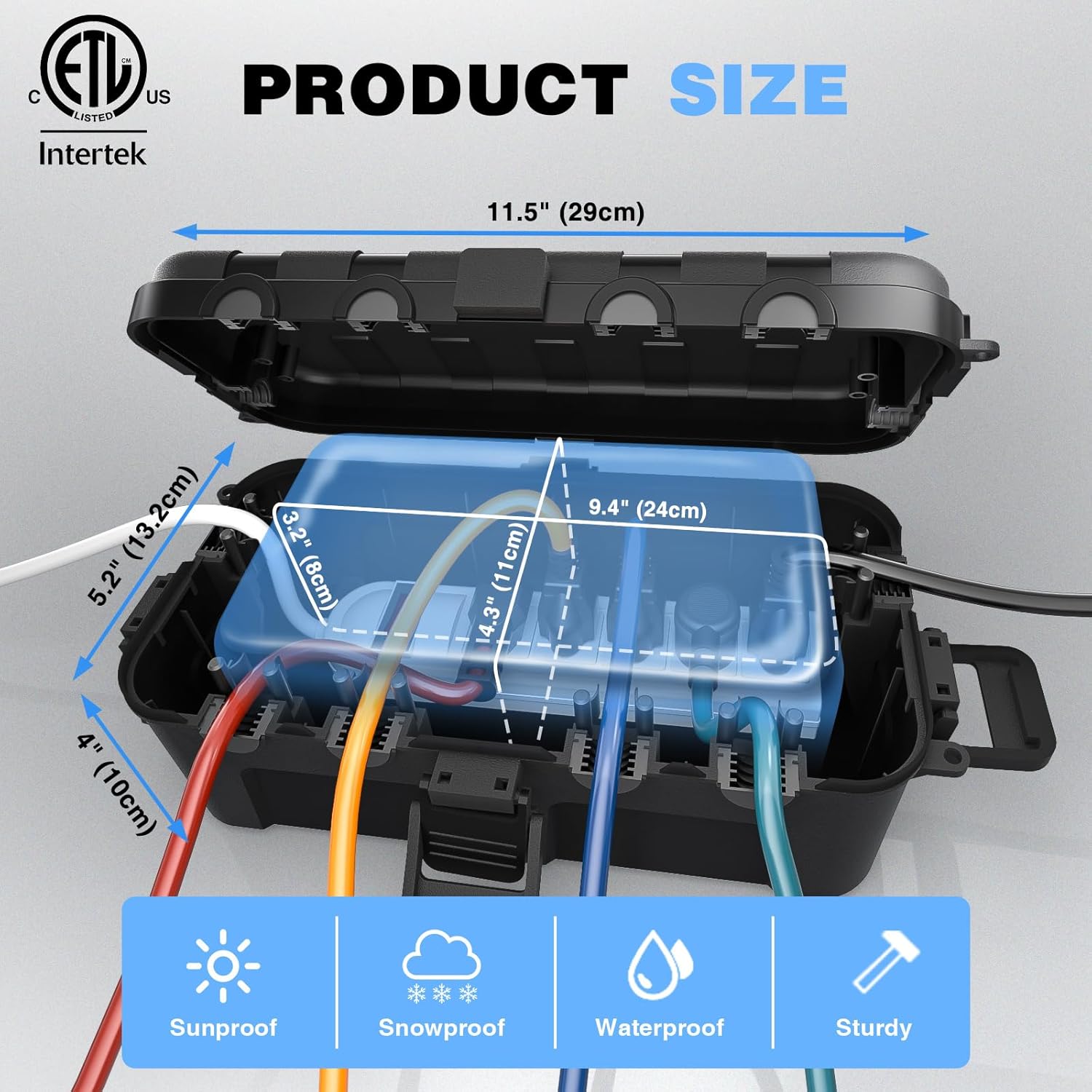 Medium Outdoor Electrical Box, - Outdoor Power Strip With Cover 리뷰 및 가격