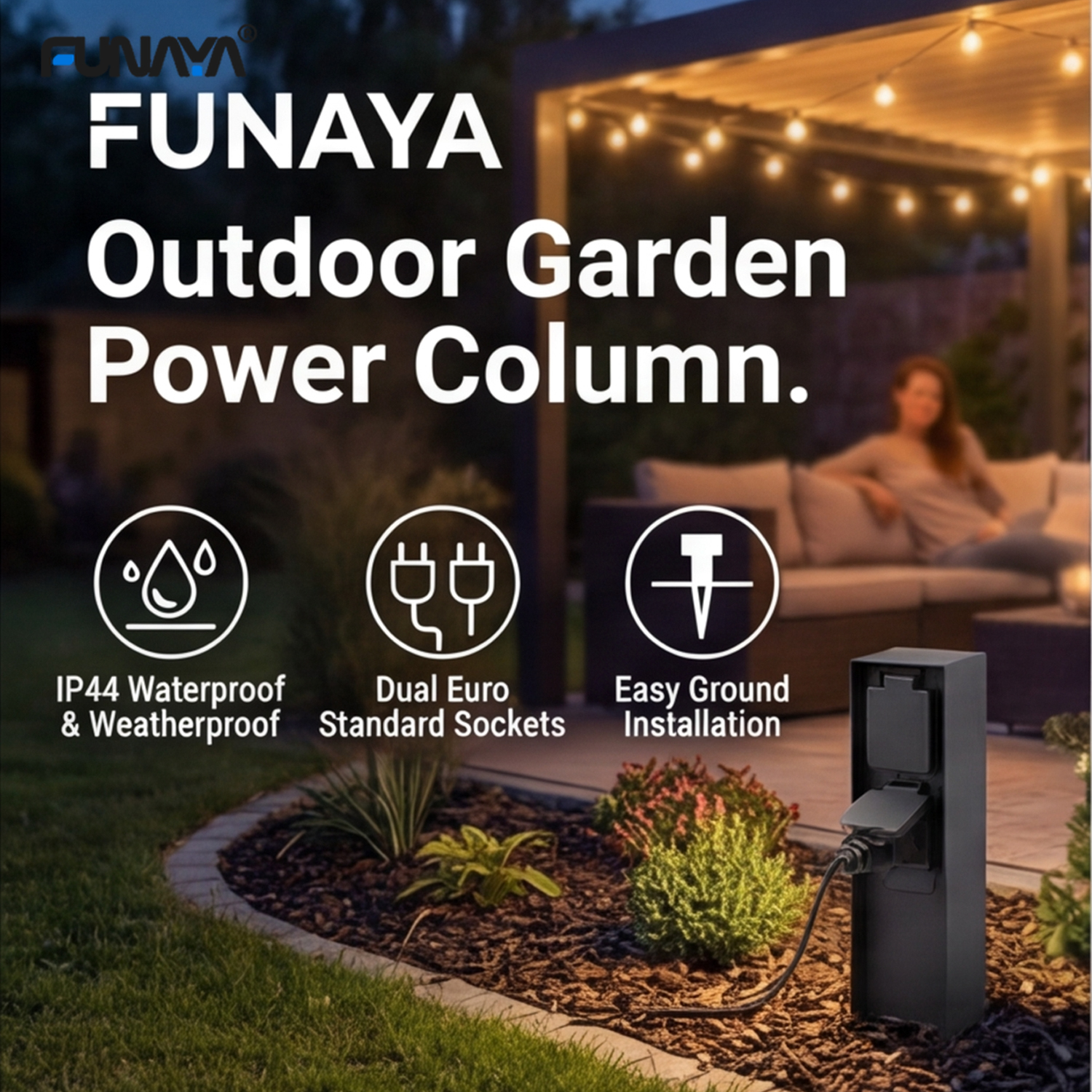 FUNAYA Outdoor IP44 Waterproof - Outdoor Power Inlet Box 리뷰 및 가격