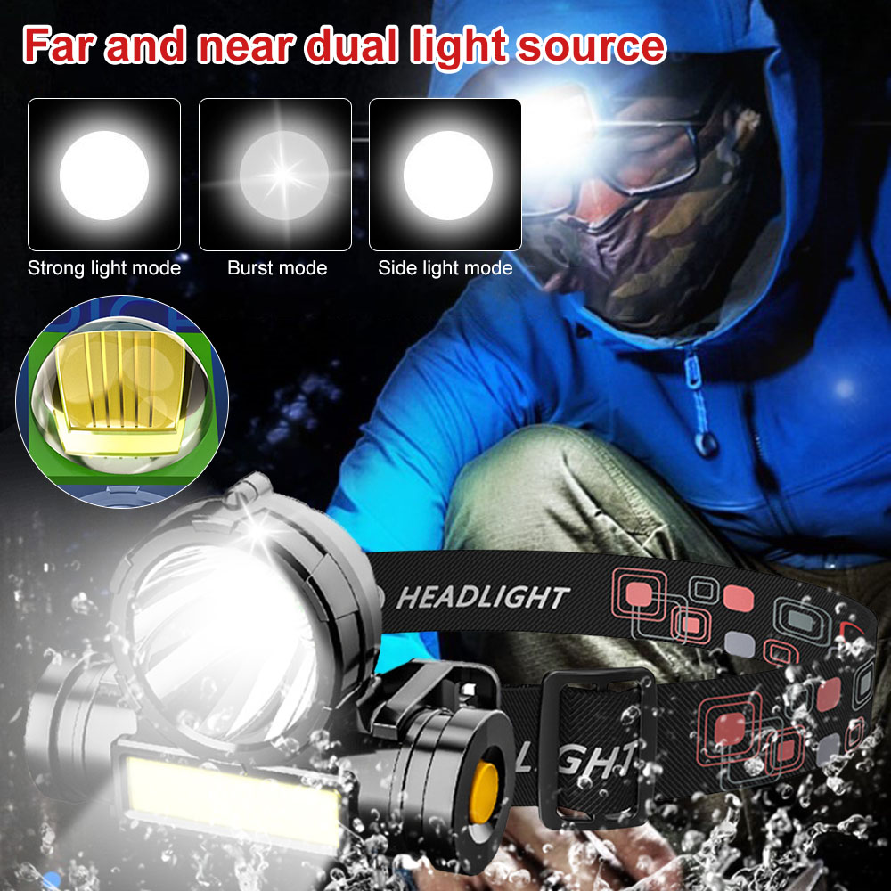USB LED Rechargeable COB Headl - Outdoor Power Head 리뷰 및 가격