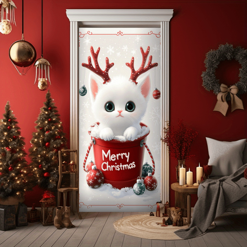 1pc2D flat, Christmas cat door - Outdoor Power For Wedding 리뷰 및 가격