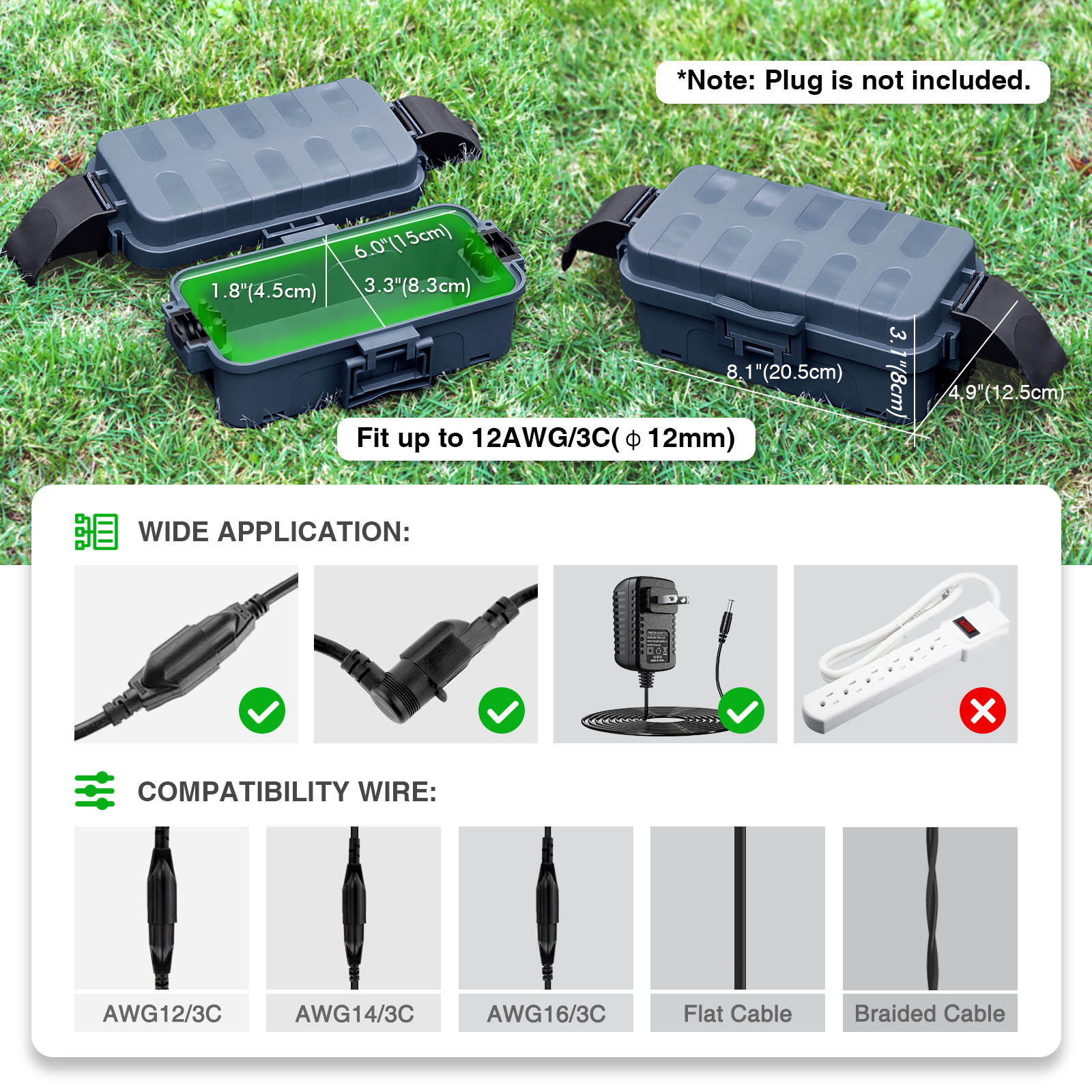 IP54 Large Outdoor Electrical  - Outdoor Power Strip With Cover 리뷰 및 가격