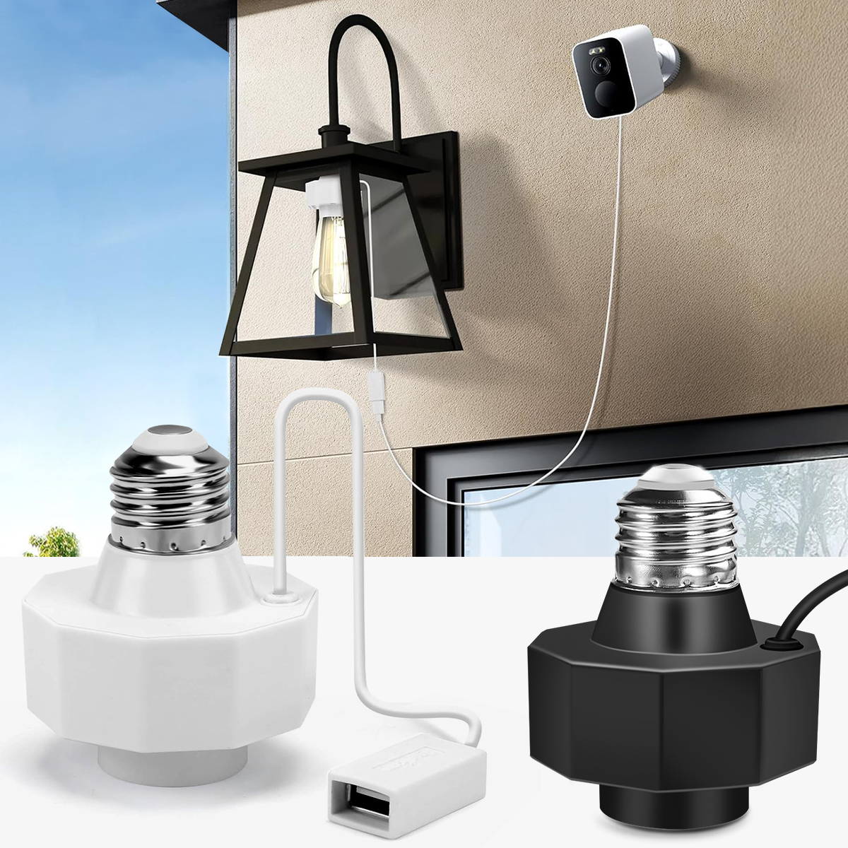 USB Light Socket Outlet Adapte - Outdoor Power Adapter Wyze 리뷰 및 가격