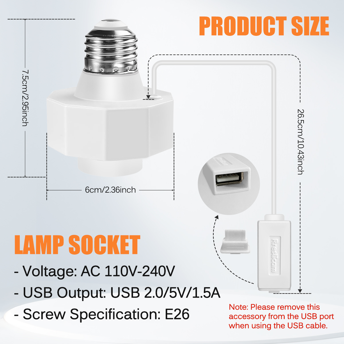 USB Light Socket Outlet Adapte - Outdoor Power Adapter Wyze 리뷰 및 가격