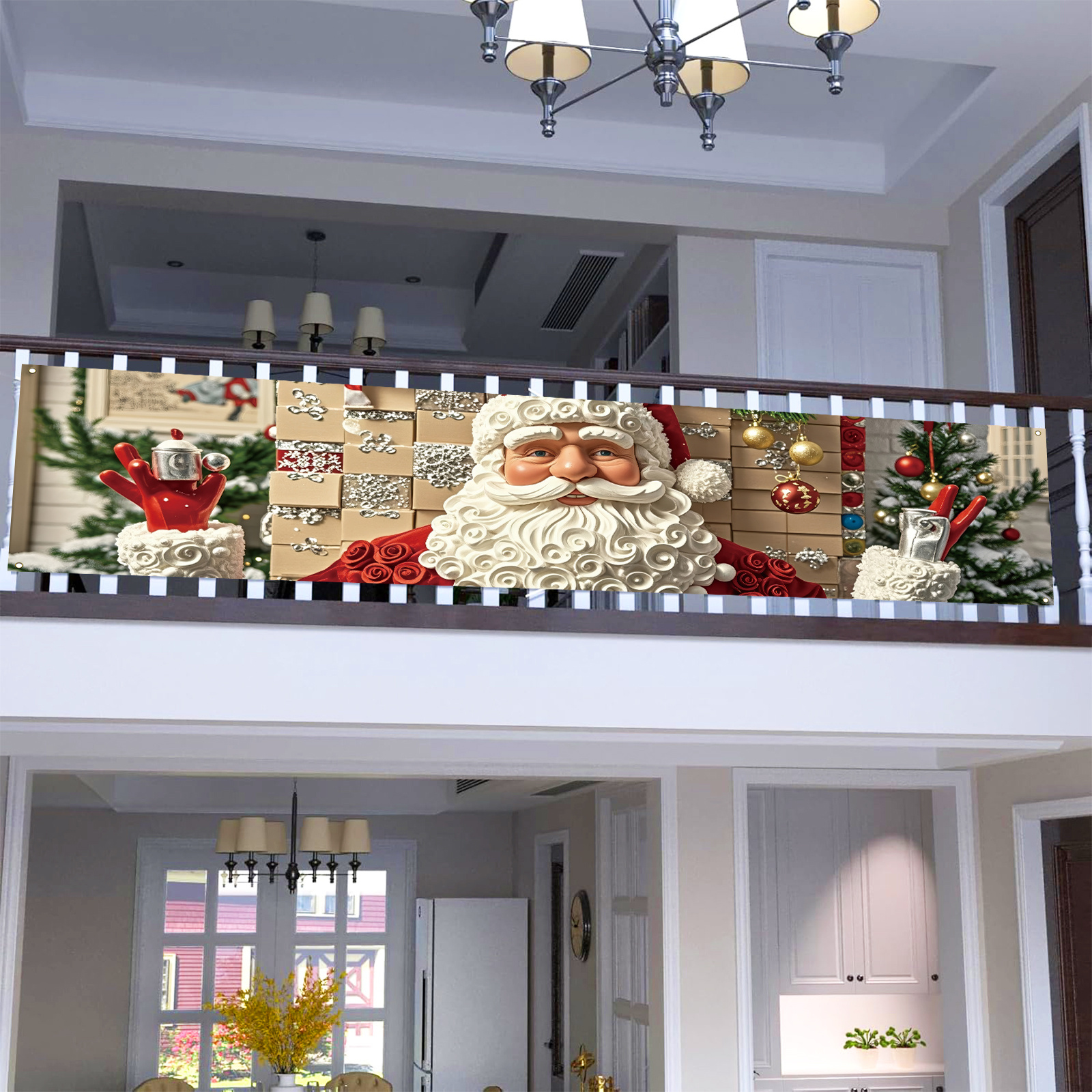 Vintage Santa Claus yard banne - Outdoor Power For Wedding 리뷰 및 가격