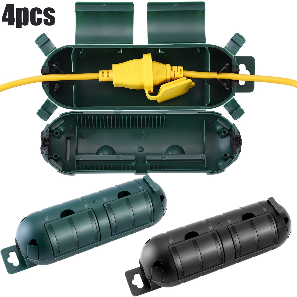 4pcs Outdoor Extension Cord Sa - Outdoor Power Strip With Cover 리뷰 및 가격