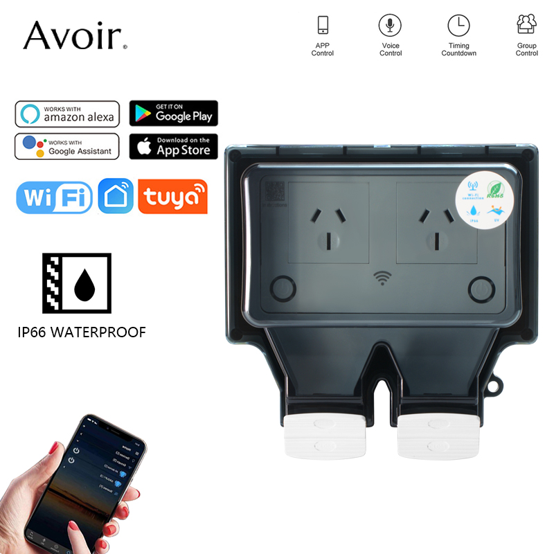 Avoir Tuya Wifi Waterproof Ele - Outdoor Power Inlet Box 리뷰 및 가격
