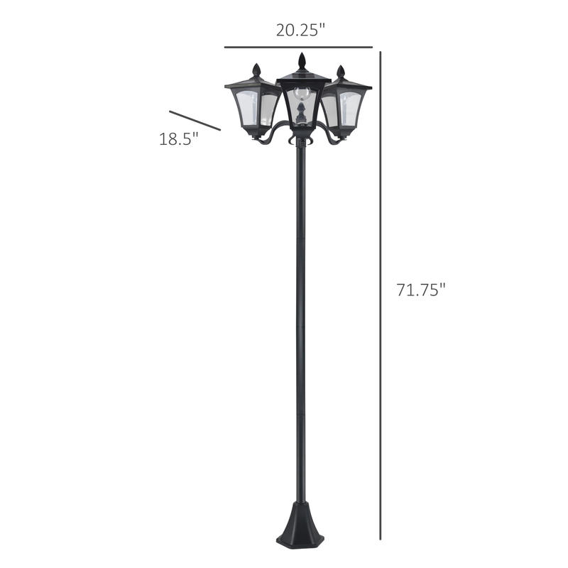Outsunny Outdoor Lamp Post Lig - Outdoor Power Head 리뷰 및 가격