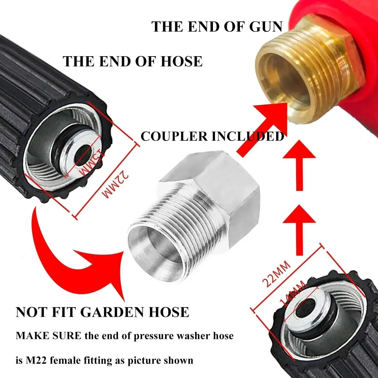 Pressure Washer Gun, Red High  - Power Washer Gun Replacement 리뷰 및 가격