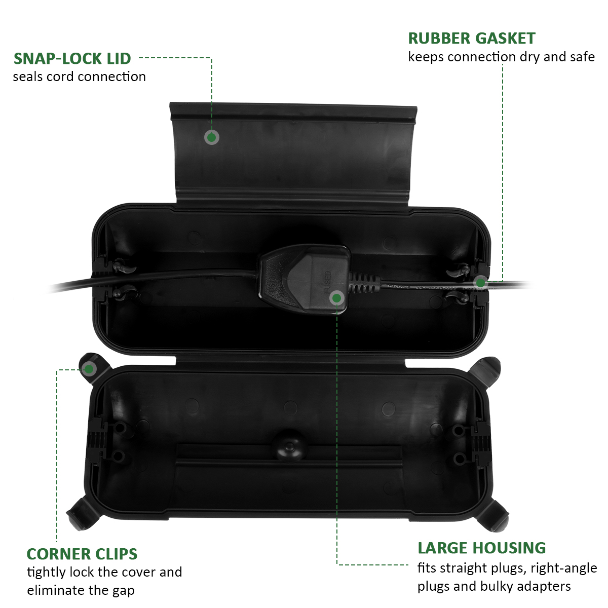 Outdoor Extension Cord Safety  - Outdoor Power Inlet Box 리뷰 및 가격