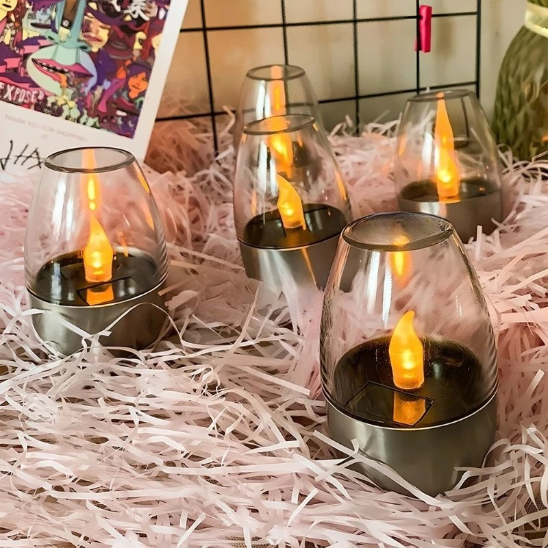 LED Solar Candles Light Flamel - Outdoor Power Outlet Solar 리뷰 및 가격