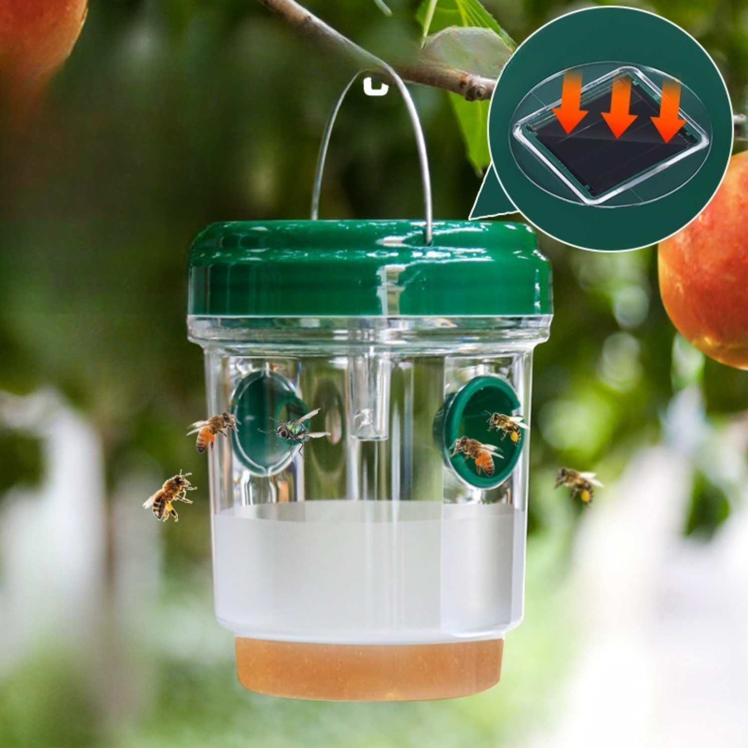 1-6PCS Solar Wasp Trap Waterpr - Outdoor Power Outlet Solar 리뷰 및 가격