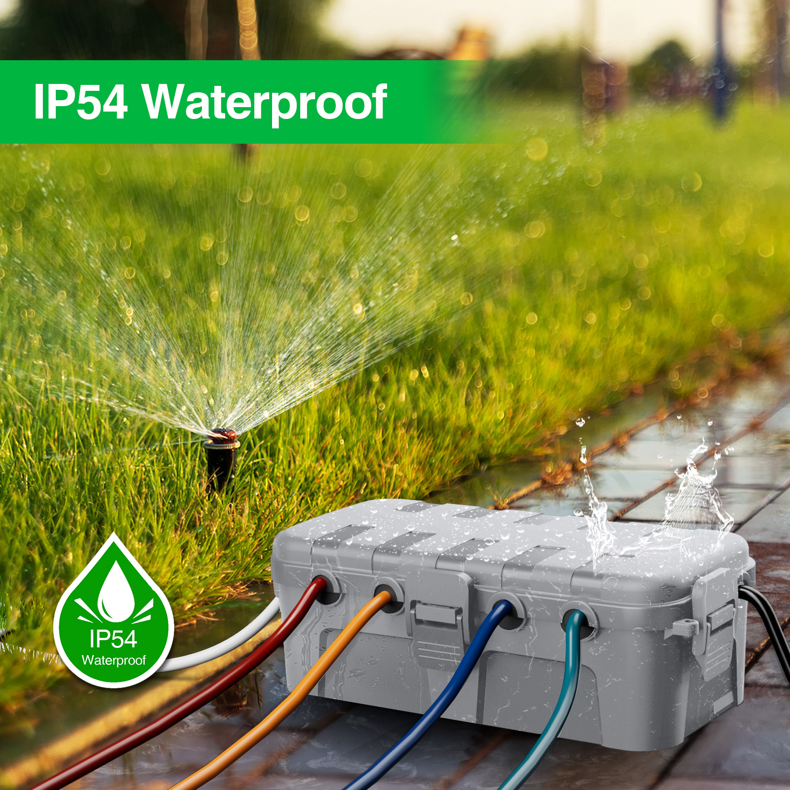 IP54 Waterproof Extension Cord - Outdoor Power Strip With Cover 리뷰 및 가격