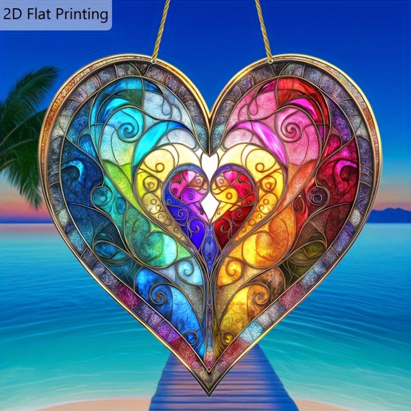 2/4 Piece Set of 2D Flat Heart - Outdoor Power For Wedding 리뷰 및 가격